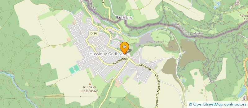 localisation de l'entreprise MONSIEUR BILLEL AISSA  HUSSIGNY-GODBRANGE