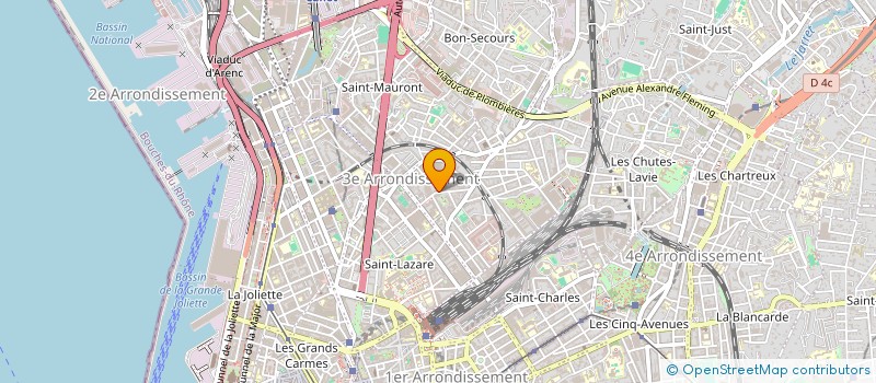localisation de l'entreprise MONSIEUR BILLEL ALIOUA à MARSEILLE