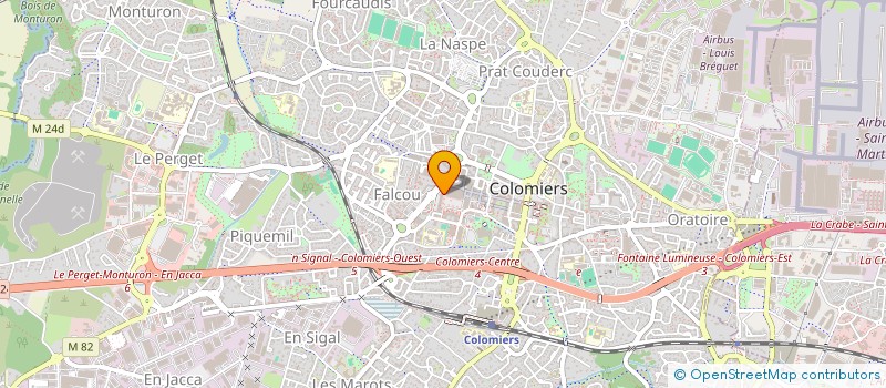 localisation de l'entreprise MONSIEUR BILLEL BARBARA à COLOMIERS