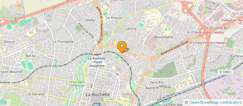 localisation de l'entreprise MONSIEUR BILLEL BOUDAB  LA ROCHELLE