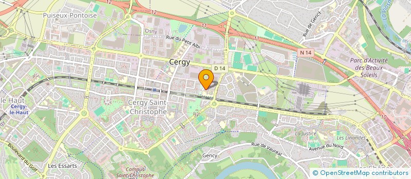 localisation de l'entreprise MONSIEUR BILLEL BOUNABI  CERGY