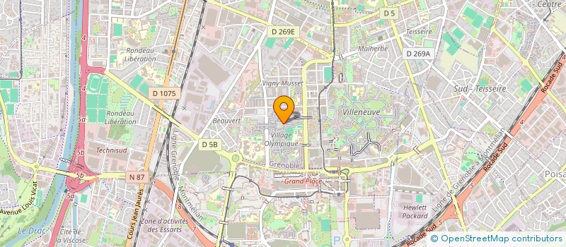 localisation de l'entreprise MONSIEUR BILLEL BOUTOUTA à GRENOBLE