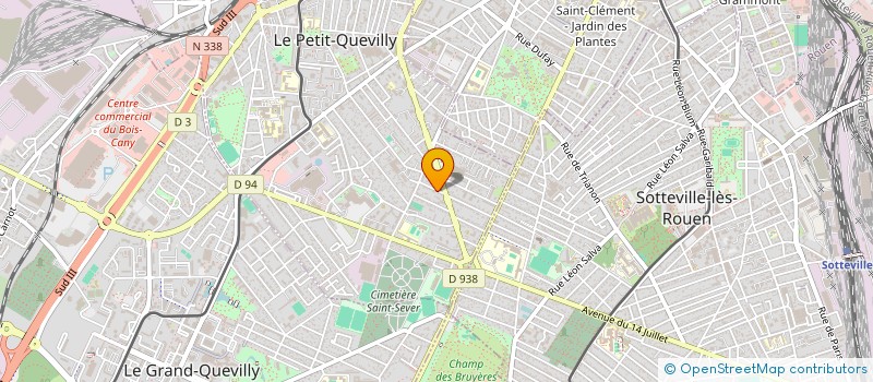 localisation de l'entreprise MONSIEUR BILLEL CHEBI à LE PETIT-QUEVILLY
