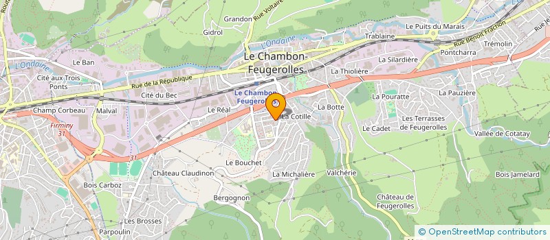 localisation de l'entreprise MONSIEUR BILLEL CHOUGUI  LE CHAMBON-FEUGEROLLES