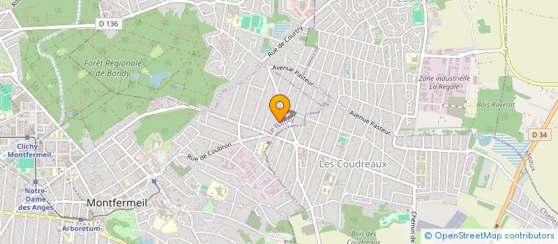 localisation de l'entreprise MONSIEUR BILLEL HAMMI  MONTFERMEIL