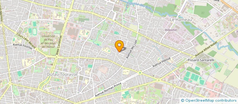 localisation de l'entreprise MONSIEUR BILLEL KHERRAZ  PAU