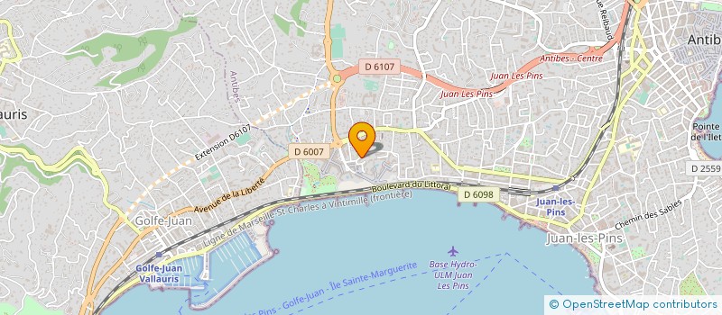 localisation de l'entreprise MONSIEUR BILLEL MAAROUF à ANTIBES