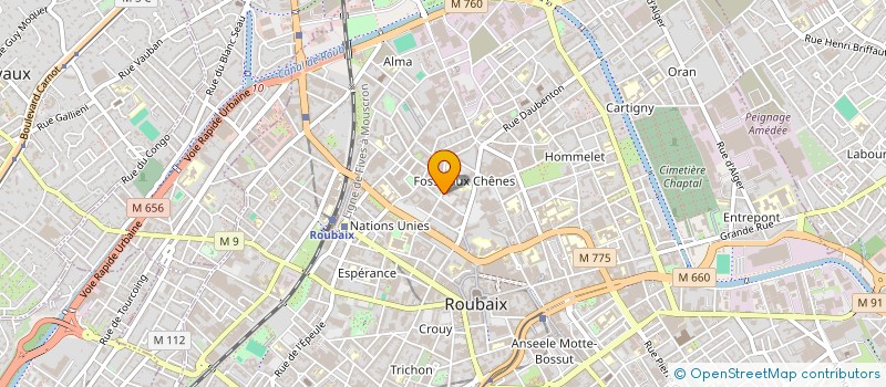 localisation de l'entreprise MONSIEUR BILLEL MOUNIB à ROUBAIX