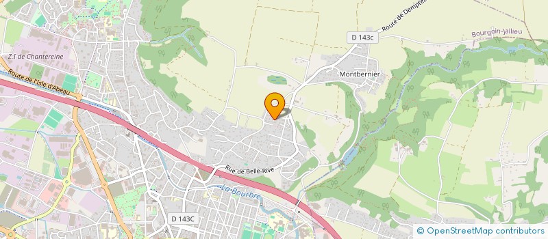 localisation de l'entreprise MONSIEUR BILLEL NEKIA  BOURGOIN-JALLIEU