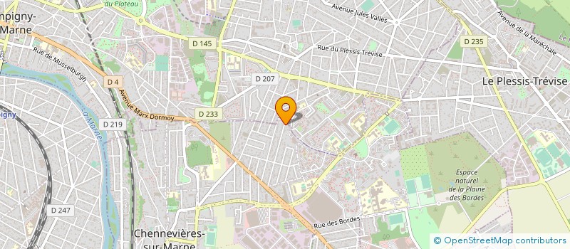 localisation de l'entreprise MONSIEUR BILLEL SAIBI  CHENNEVIERES-SUR-MARNE