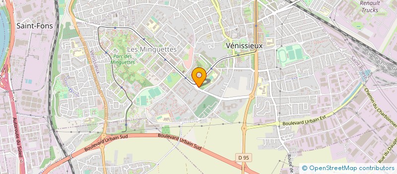 localisation de l'entreprise MONSIEUR BILLEL SAOUDI  VENISSIEUX