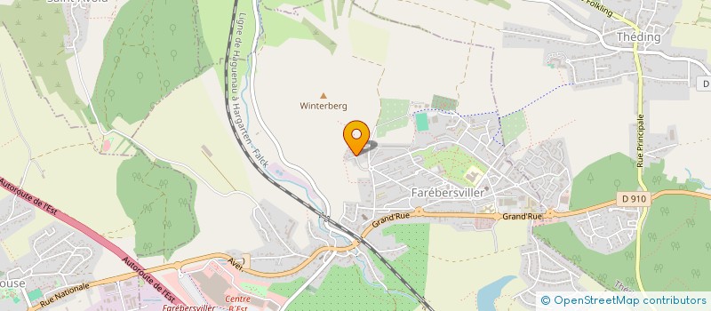 localisation de l'entreprise MONSIEUR BILLEL TEBESSI  FAREBERSVILLER