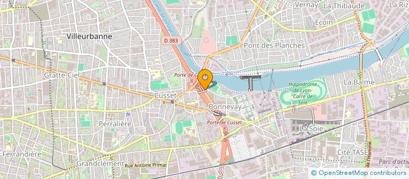 localisation de l'entreprise MONSIEUR BILLEL TOUNSI  VILLEURBANNE