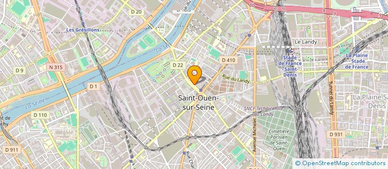 localisation de l'entreprise MONSIEUR BILLEL ZEKRI à SAINT-OUEN-SUR-SEINE