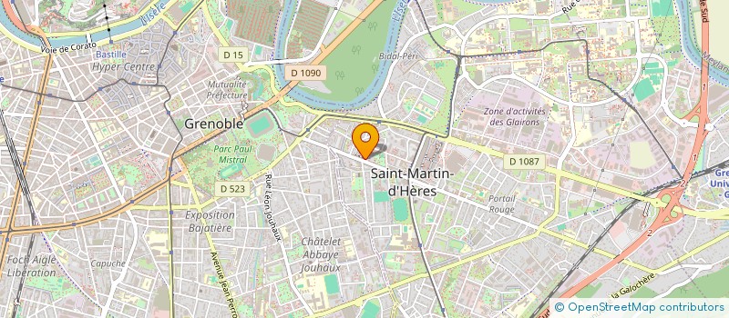 localisation de l'entreprise MONSIEUR BILLEL ZIKIOU  SAINT-MARTIN-D'HERES