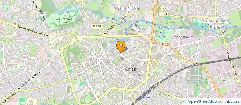 localisation de l'entreprise MONSIEUR BILLEN BOURAHLA à ARRAS