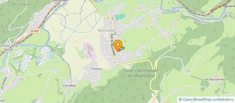 localisation de l'entreprise MONSIEUR BILLOD REMONNAY à MONTLEBON