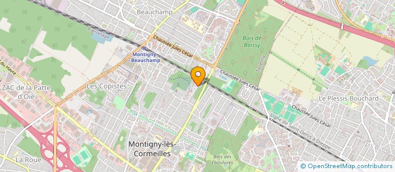 localisation de l'entreprise MONSIEUR BILLOW EDEN  MONTIGNY-LES-CORMEILLES