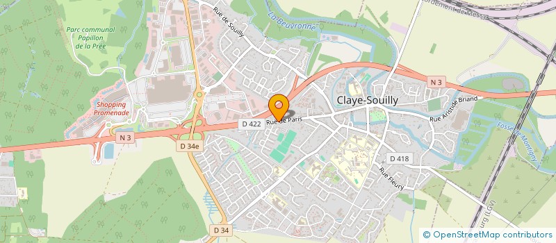 localisation de l'entreprise MONSIEUR BILLY ALNATAS  CLAYE-SOUILLY