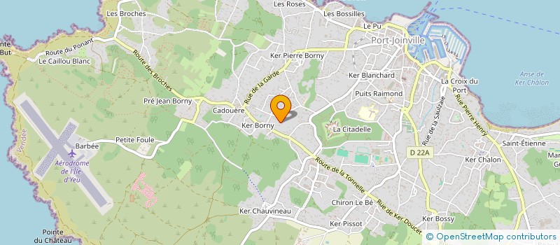 localisation de l'entreprise MONSIEUR BILLY ANDRE à L'ILE-D'YEU