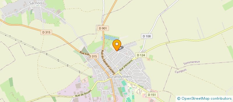 localisation de l'entreprise MONSIEUR BILLY BECQUET  GRANDVILLIERS