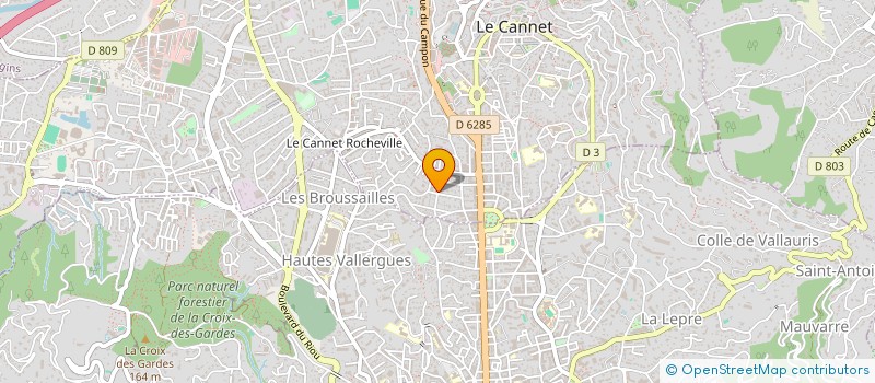 localisation de l'entreprise MONSIEUR BILLY BOTTIN à LE CANNET