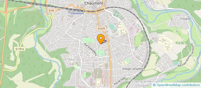 localisation de l'entreprise MONSIEUR BILLY BOUVIER à CHAUMONT