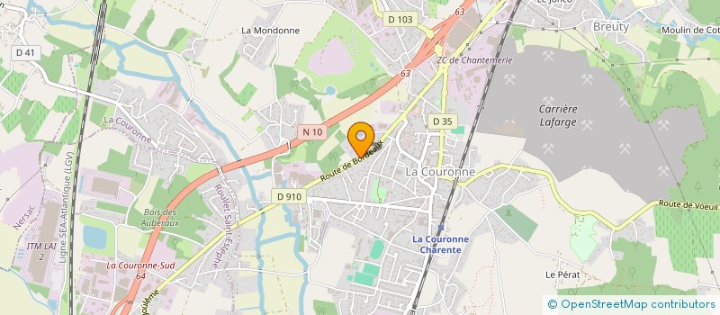 localisation de l'entreprise MONSIEUR BILLY DAGAND à LA COURONNE