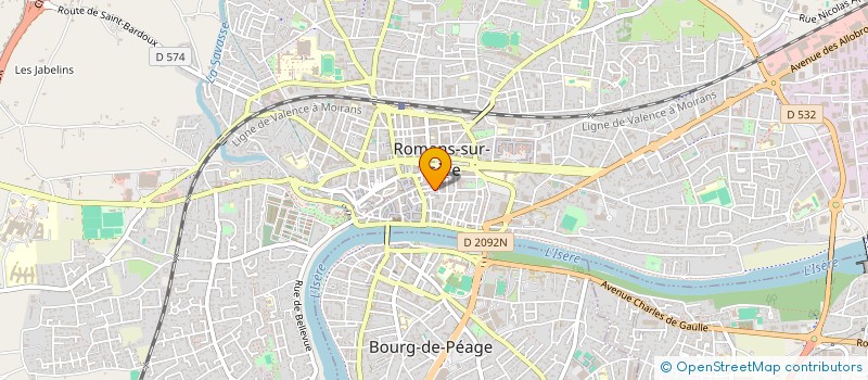 localisation de l'entreprise MONSIEUR BILLY DASSONNEVILLE  ROMANS-SUR-ISERE