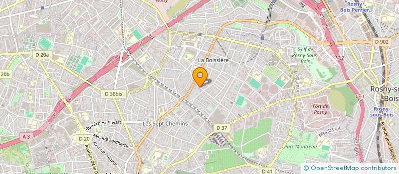 localisation de l'entreprise MONSIEUR BILLY FADE à MONTREUIL