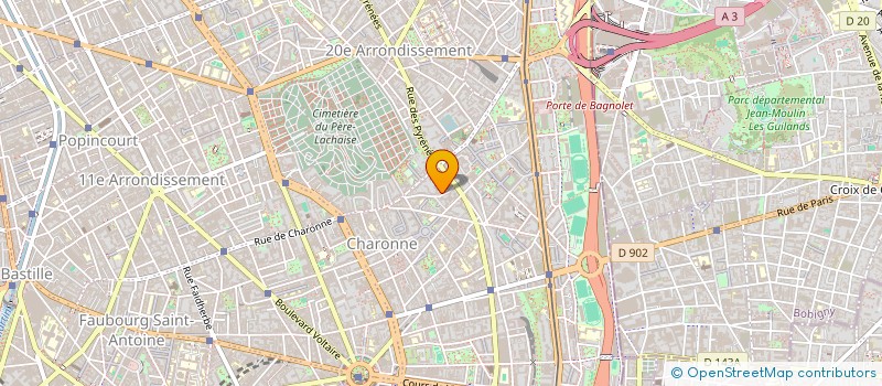 localisation de l'entreprise MONSIEUR BILLY FERRANTE  PARIS