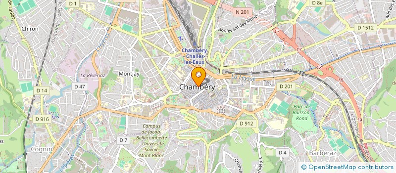 localisation de l'entreprise MONSIEUR BILLY GRIBEL  CHAMBERY