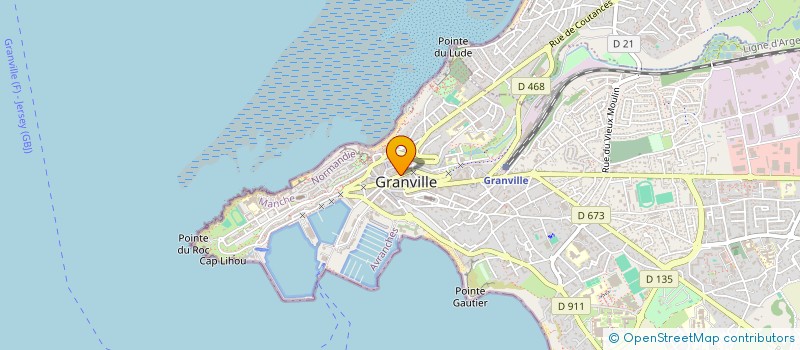 localisation de l'entreprise MONSIEUR BILLY LE VERD  GRANVILLE