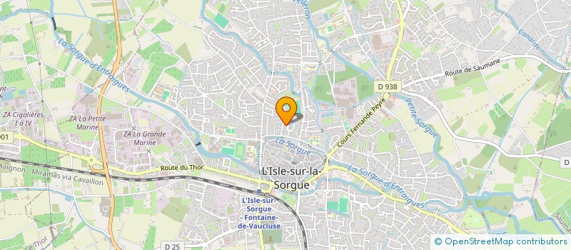 localisation de l'entreprise MONSIEUR BILLY MALIGE  L'ISLE-SUR-LA-SORGUE