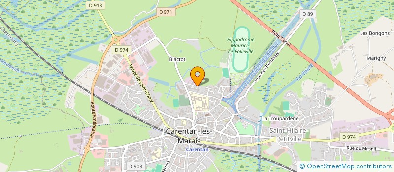 localisation de l'entreprise MONSIEUR BILLY MALLA  CARENTAN-LES-MARAIS