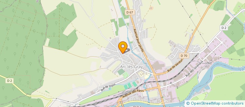 localisation de l'entreprise MONSIEUR BILLY MERLE  ARC-LES-GRAY