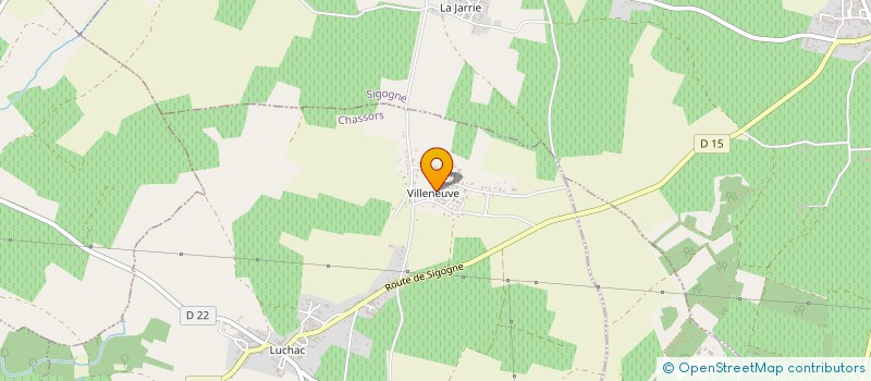 localisation de l'entreprise MONSIEUR BILLY MORICE à SIGOGNE