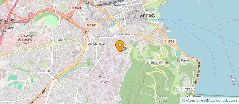 localisation de l'entreprise MONSIEUR BILLY MUNCK  ANNECY