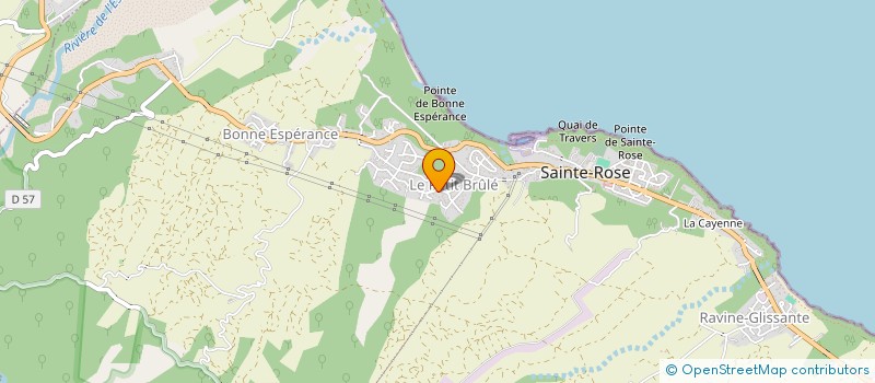 localisation de l'entreprise MONSIEUR BILLY PAYET  SAINTE-ROSE