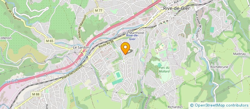 localisation de l'entreprise MONSIEUR BILLY PHAPHILOM  RIVE-DE-GIER