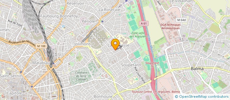 localisation de l'entreprise MONSIEUR BILLY POCHET à TOULOUSE