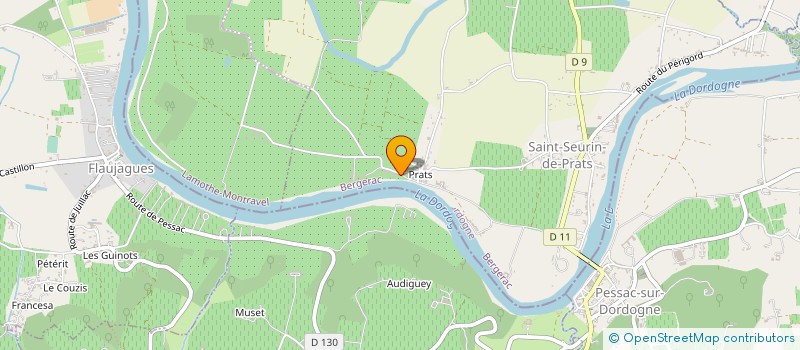 localisation de l'entreprise MONSIEUR BILLY REINHARD  SAINT-SEURIN-DE-PRATS