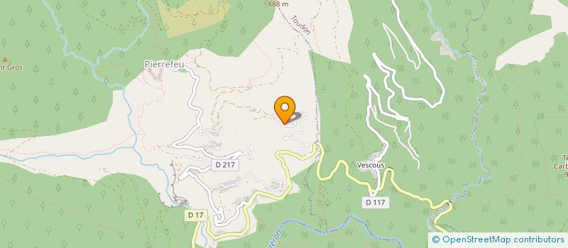 localisation de l'entreprise MONSIEUR BILLY RIGAUD  PIERREFEU