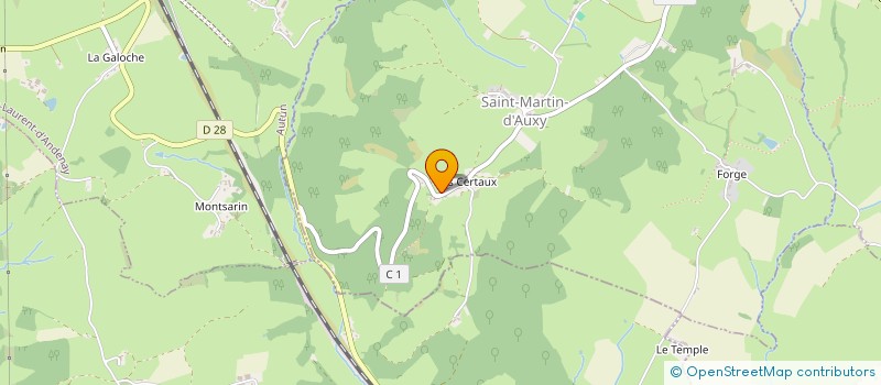 localisation de l'entreprise MONSIEUR BILLY ROSATO  SAINT-MARTIN-D AUXY