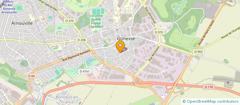 localisation de l'entreprise MONSIEUR BILLY TAYETTE  GONESSE