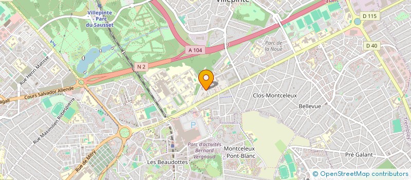 localisation de l'entreprise MONSIEUR BILLY TIDOR à VILLEPINTE