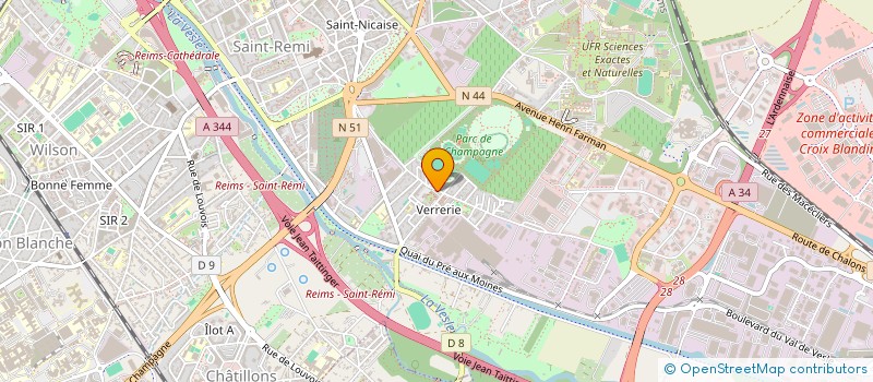 localisation de l'entreprise MONSIEUR BILLY TRAMUT  REIMS