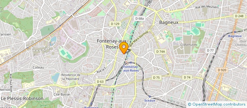 localisation de l'entreprise MONSIEUR BIN HOU à FONTENAY-AUX-ROSES