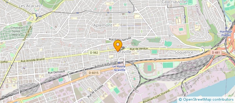 localisation de l'entreprise MONSIEUR BIN LI à LE HAVRE
