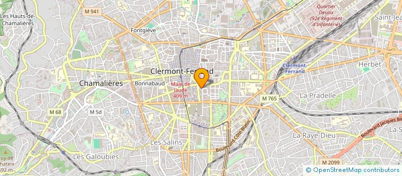 localisation de l'entreprise MONSIEUR BINALI SAIDINA  CLERMONT-FERRAND